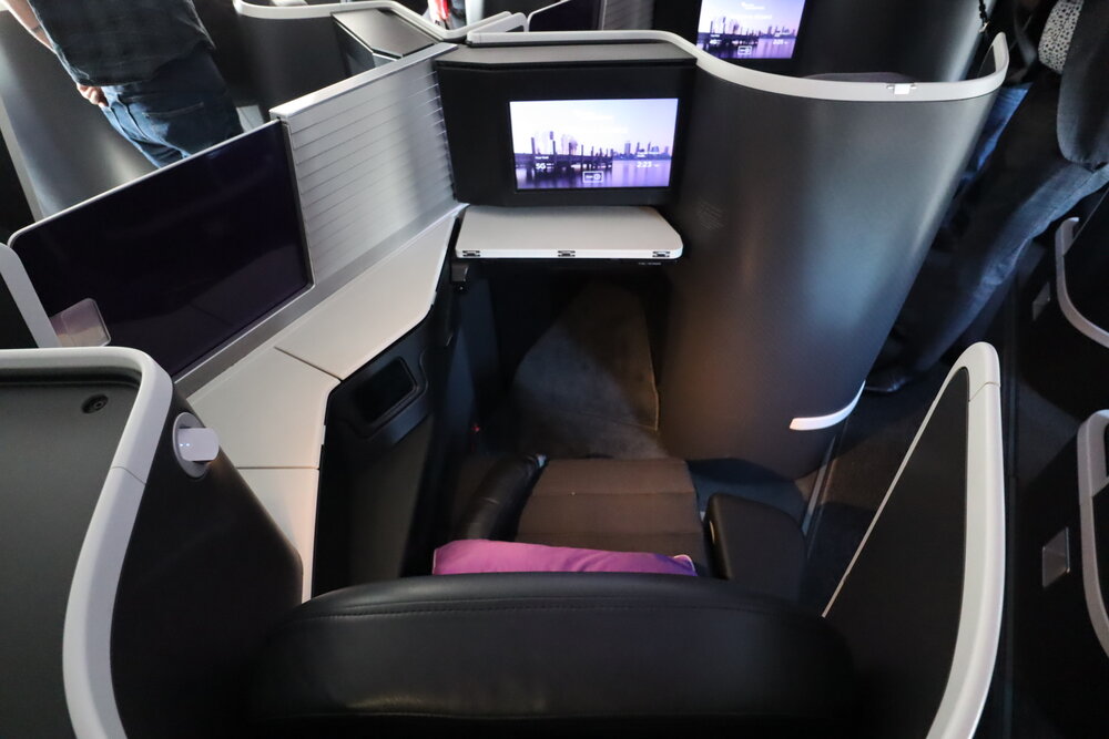 Virgin Australia business class – Seat 5G