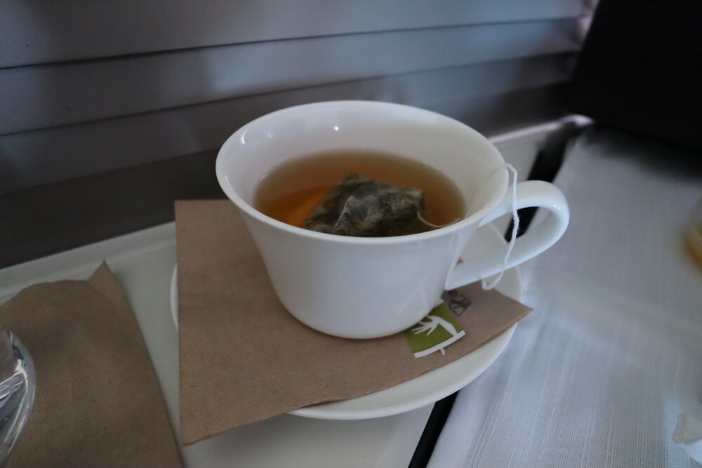 Virgin Australia business class – Black tea