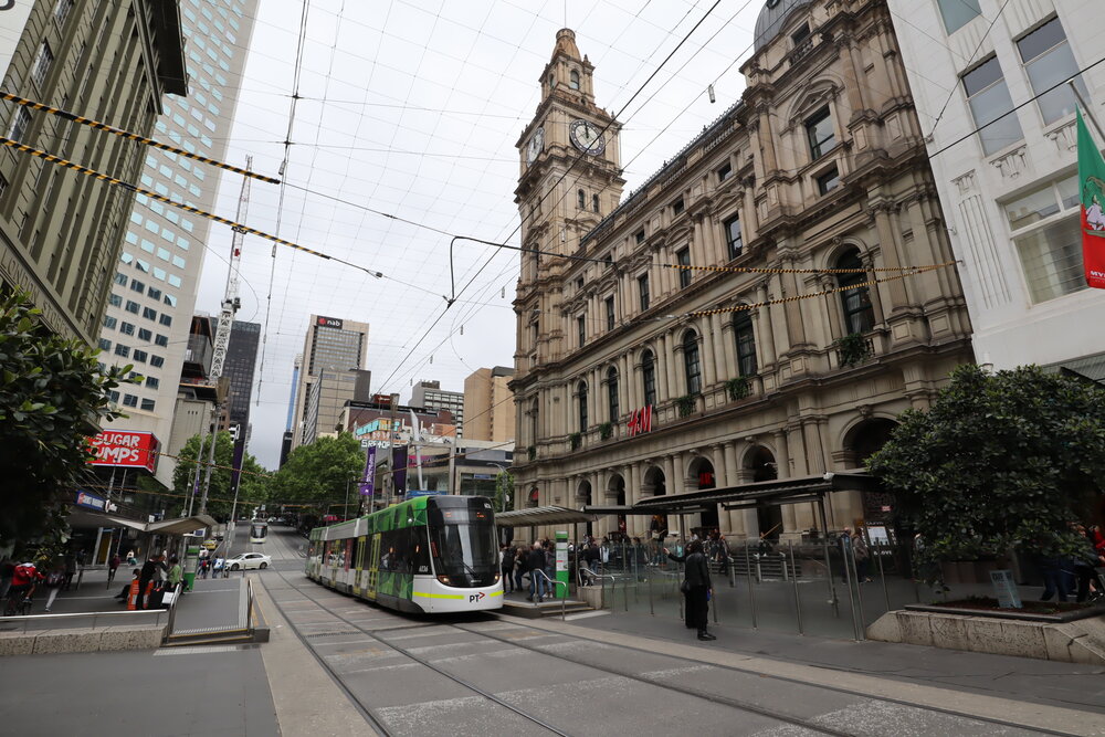 Melbourne CBD street scene