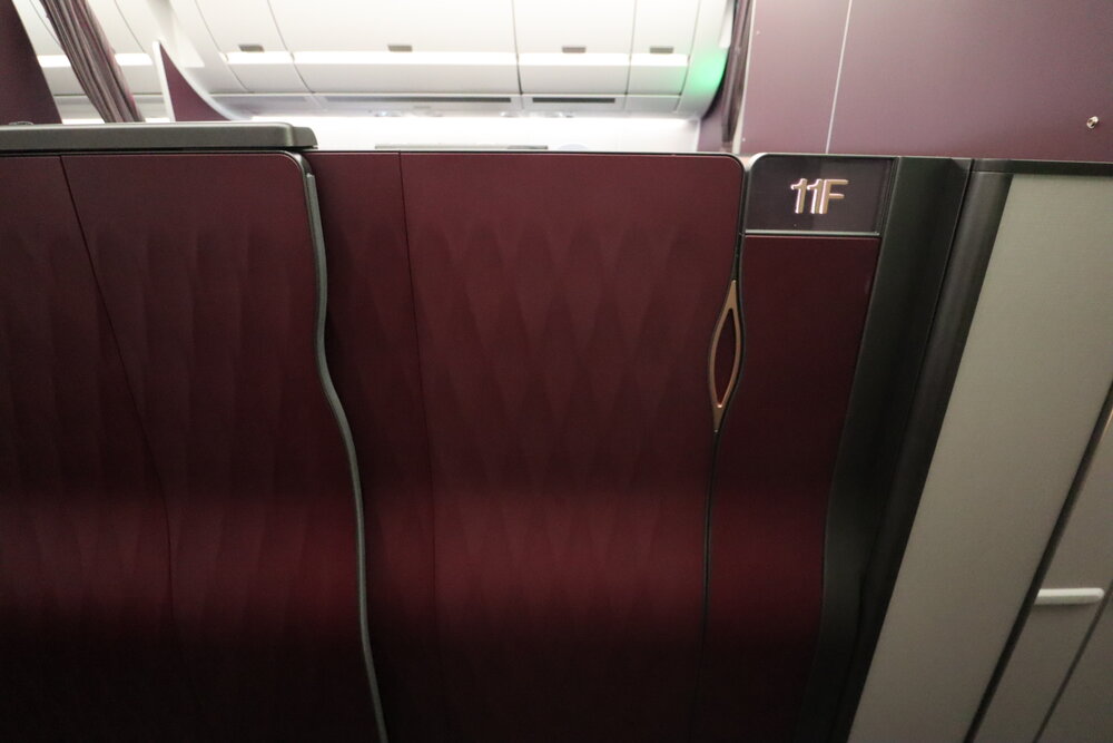 Qatar Airways A350 Qsuites business class – Door