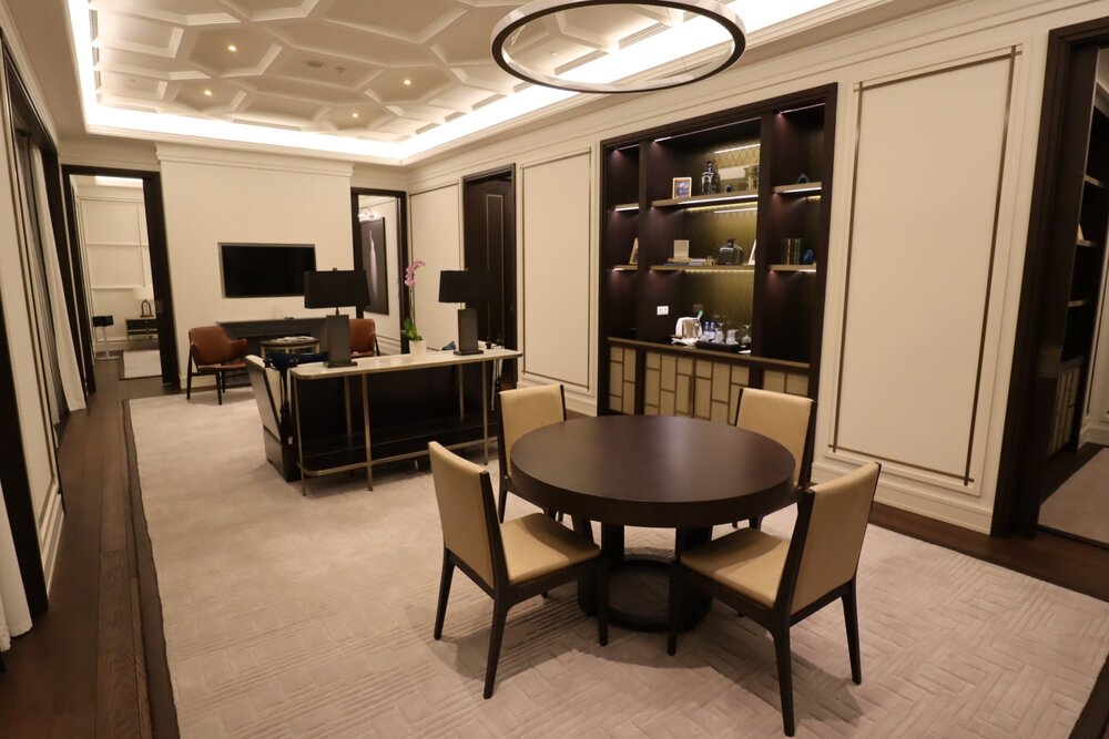 St. Regis Astana – St. Regis Suite dining area