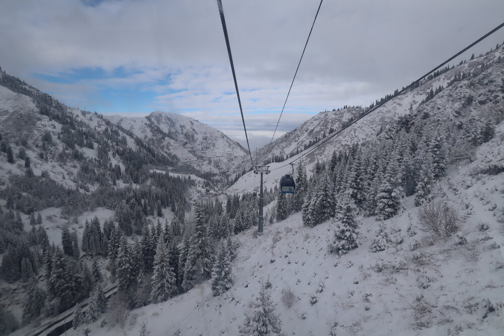 Shymbulak Mountain Resort – Cable car views