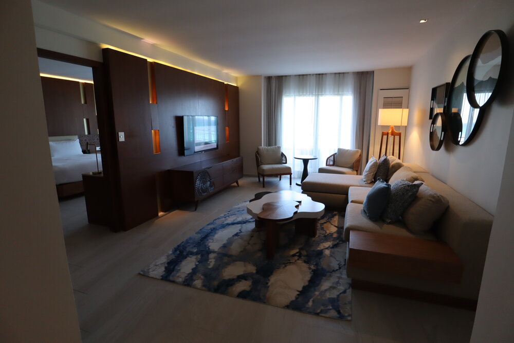 JW Marriott Cancún Resort &amp; Spa – Caribbean Suite living room