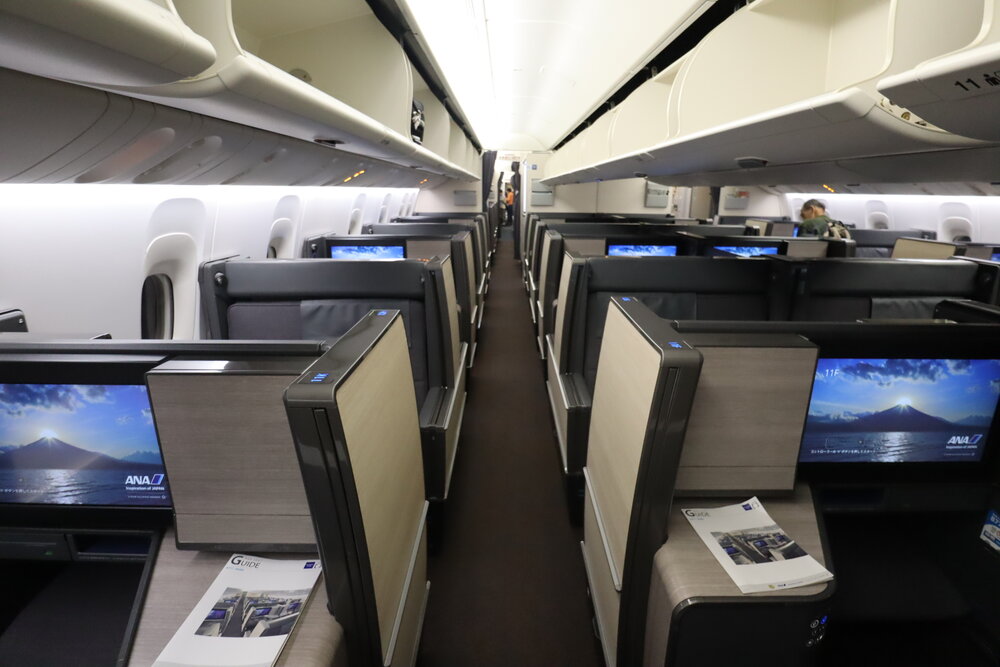 ANA 777 new business class – Main cabin