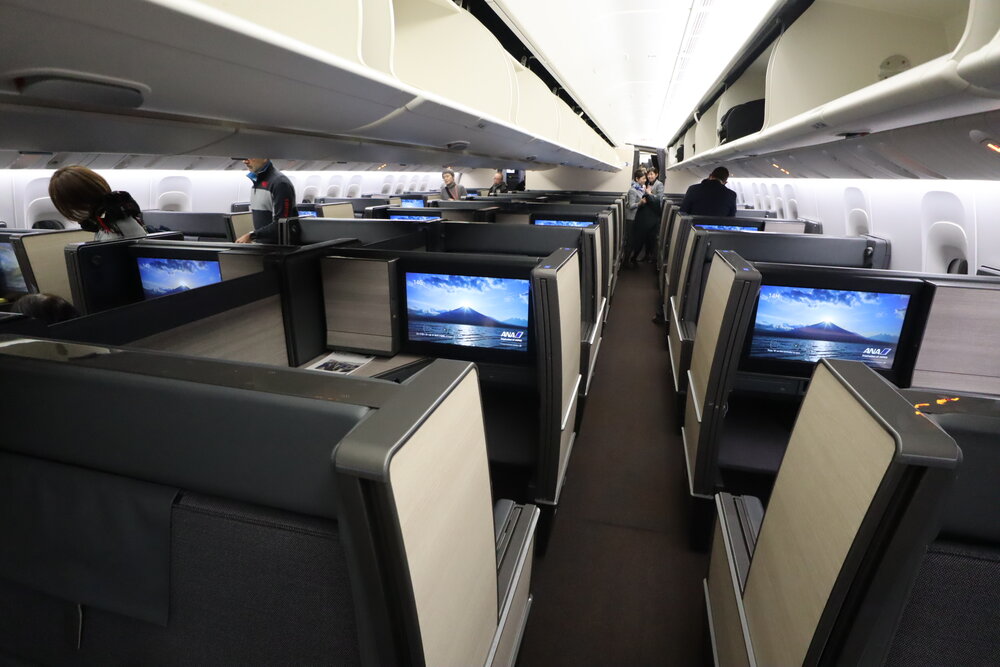 ANA 777 new business class – Main cabin