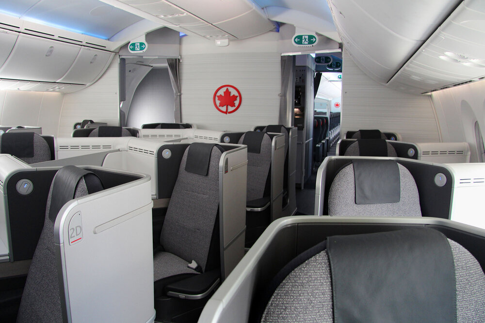 Air Canada 777 business class