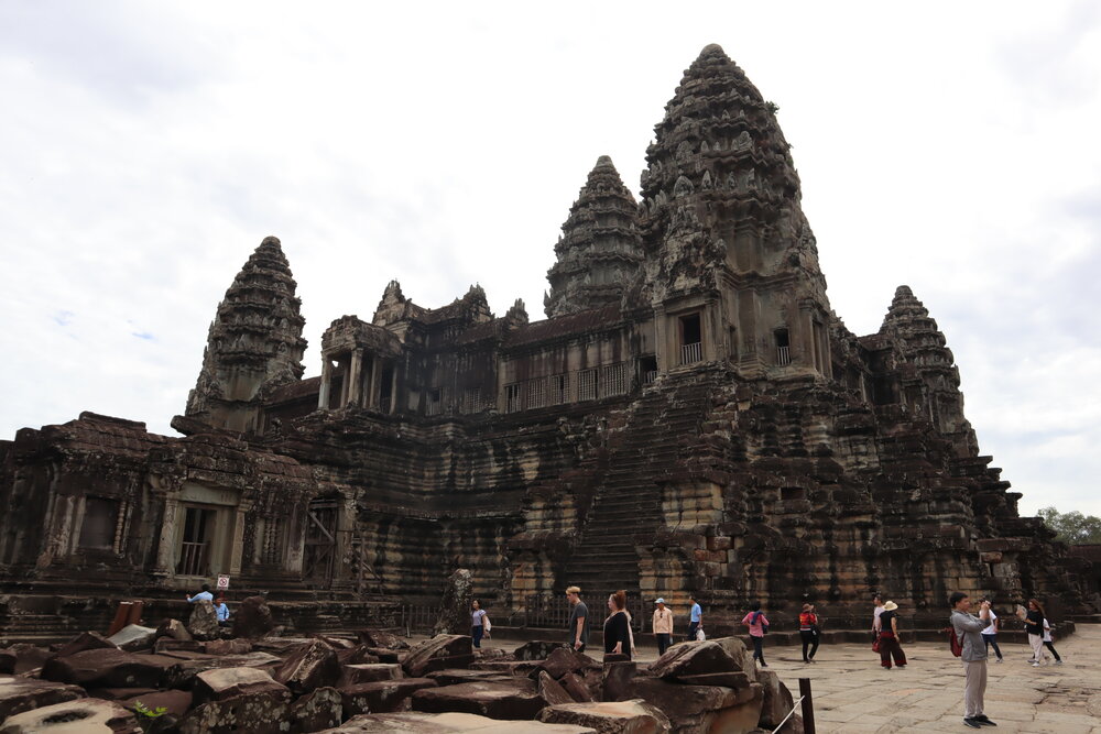 Angkor Wat – View of central towers