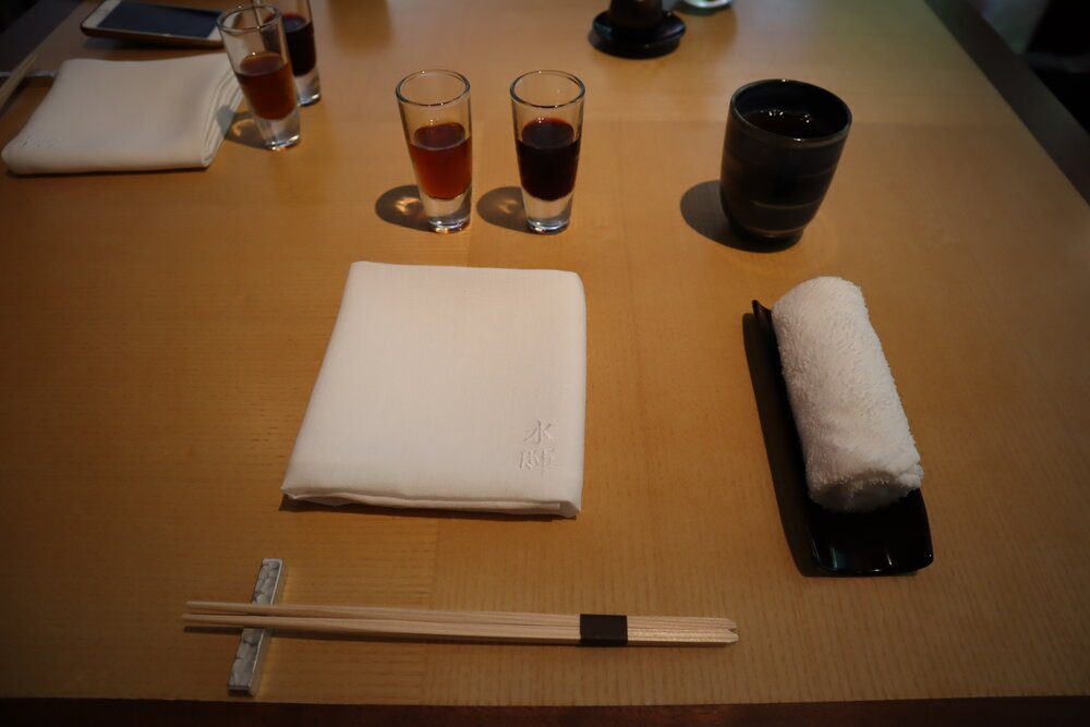 The Ritz-Carlton, Kyoto – Japanese breakfast juice shots