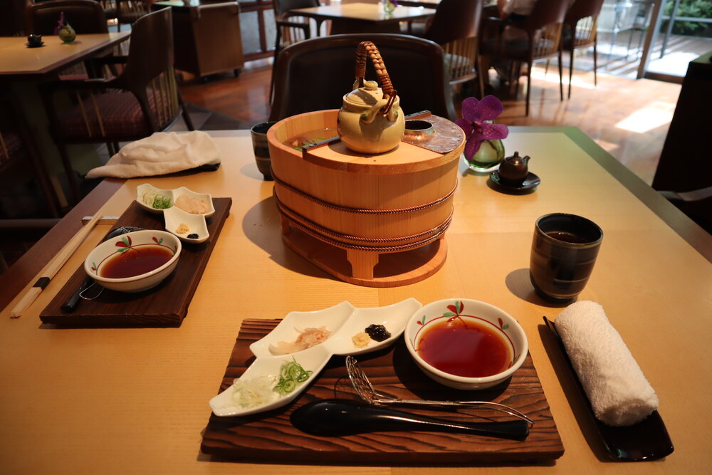 The Ritz-Carlton, Kyoto – Japanese breakfast warm tofu bath