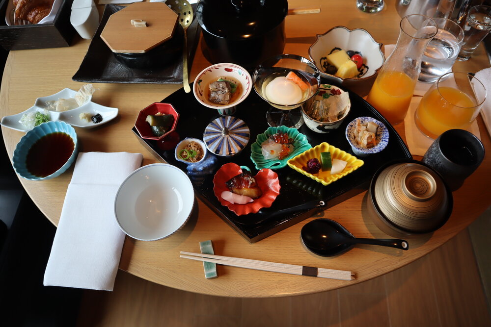 The Ritz-Carlton, Kyoto – In-room Japanese breakfast