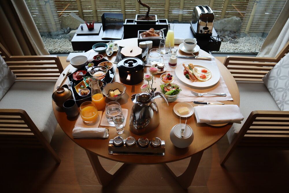 The Ritz-Carlton, Kyoto – In-room breakfast