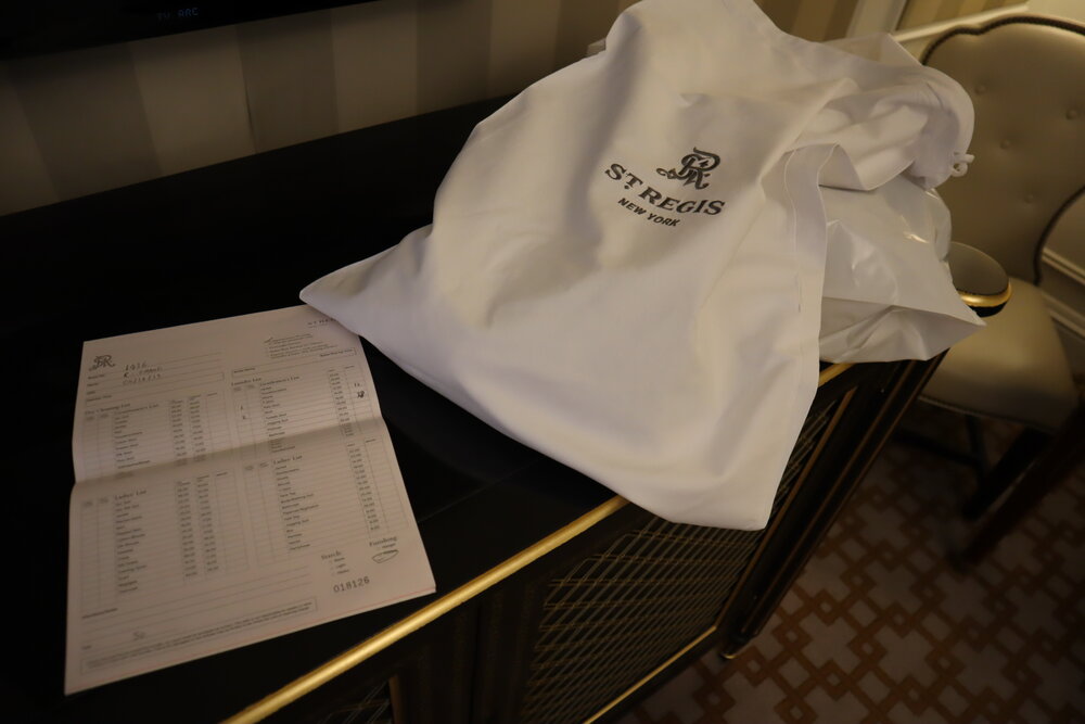 St. Regis New York – Laundry