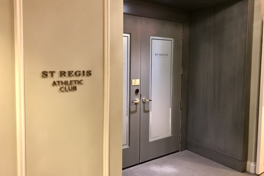 St. Regis New York – Athletic Club