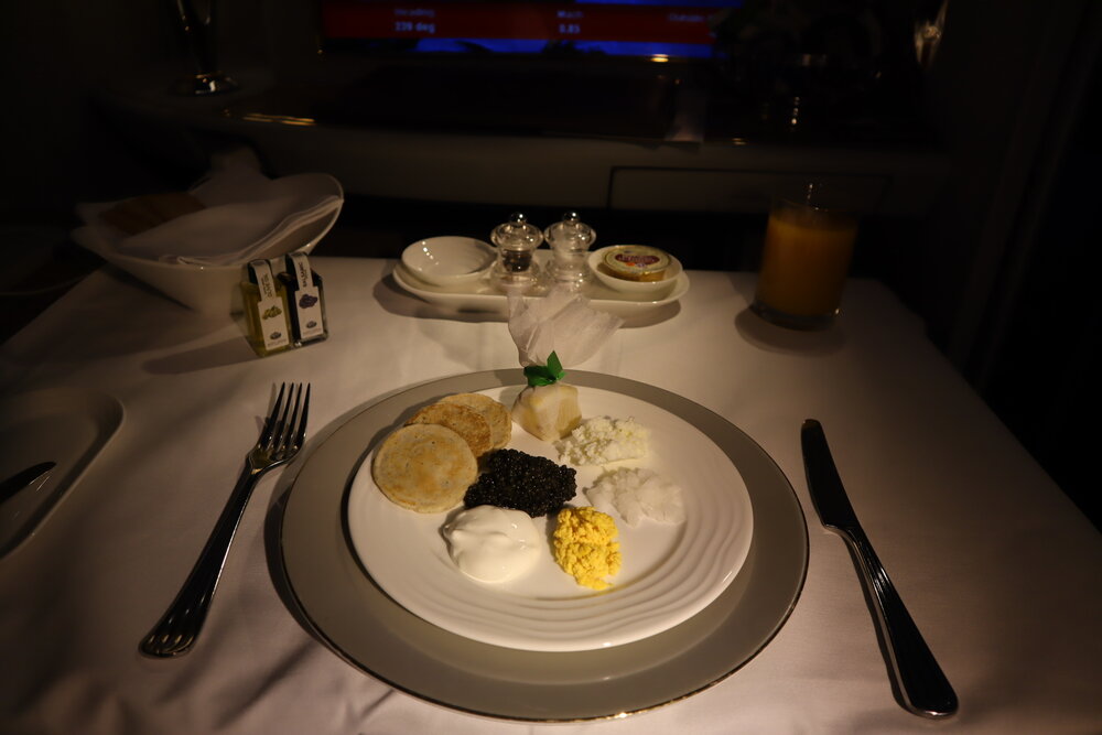 Emirates A380 First Class – Caviar (Round 2!)