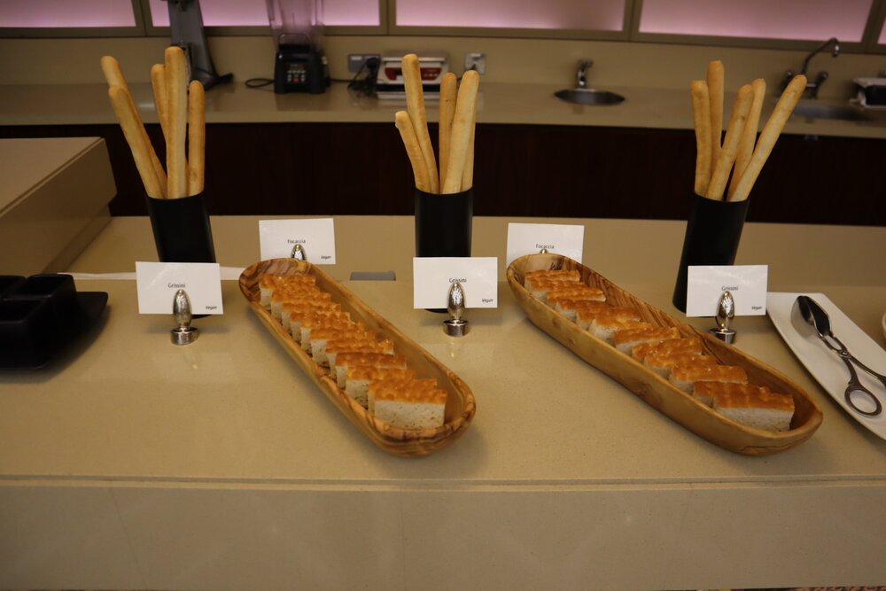 Emirates First Class Lounge (Concourse A) – Bread selection