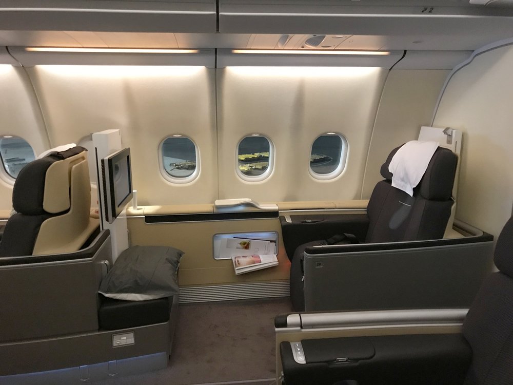 Lufthansa First Class – Seat 2K