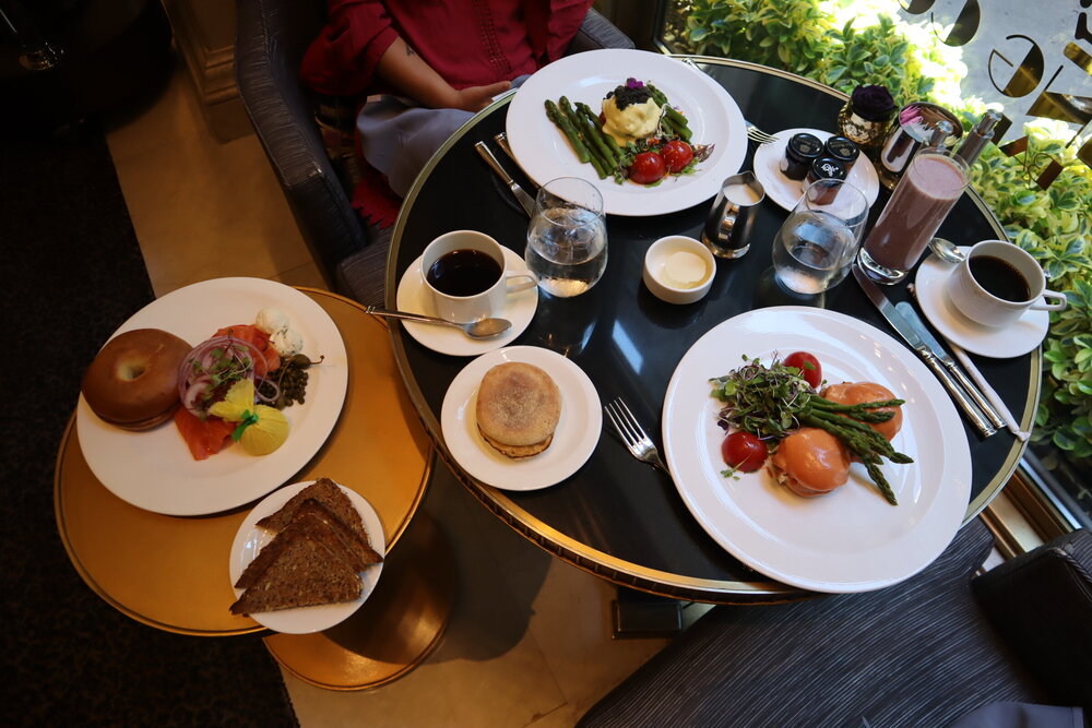 Breakfast at the St. Regis New York