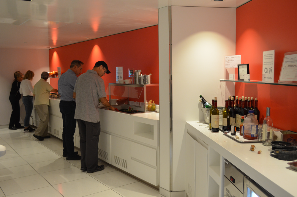 National Bank Lounge Montreal – Buffet area