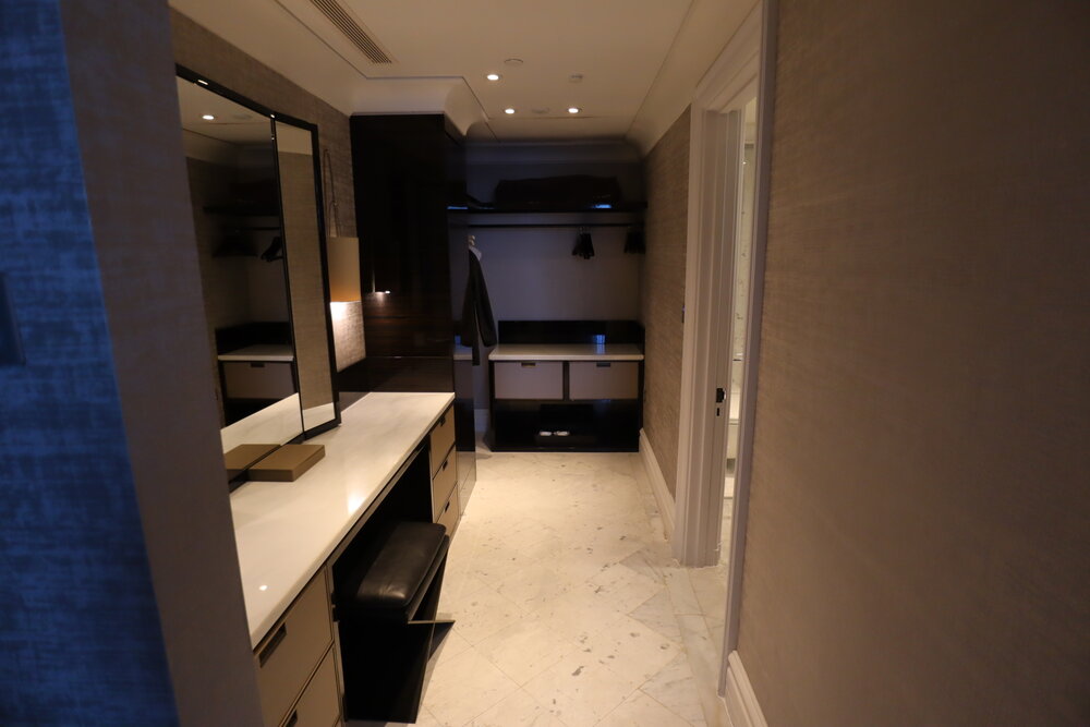 The Ritz-Carlton, Doha – Executive Suite walk-in closet