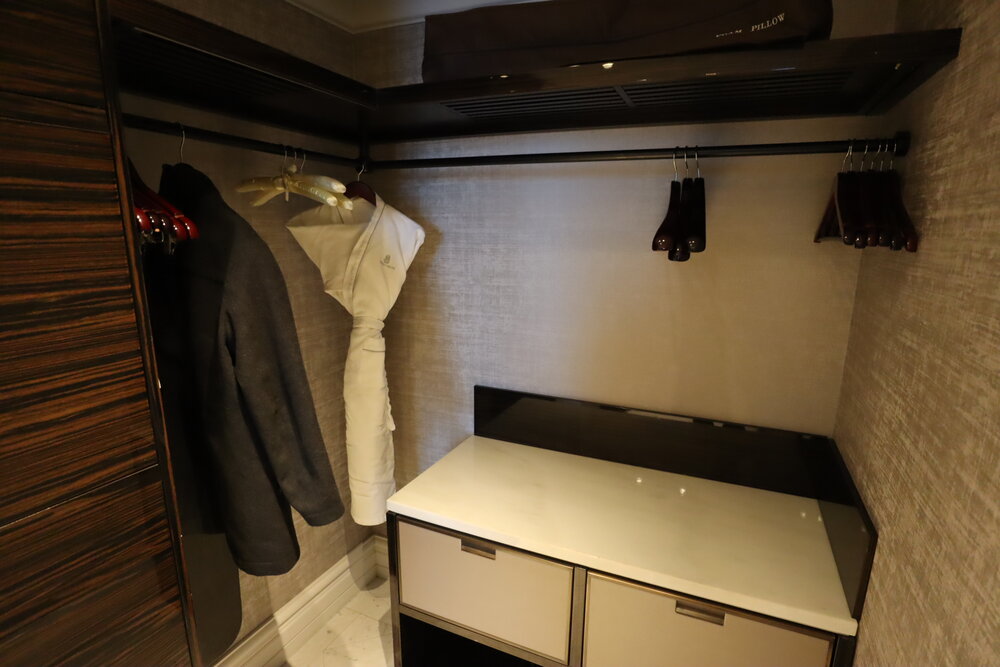 The Ritz-Carlton, Doha – Executive Suite walk-in closet