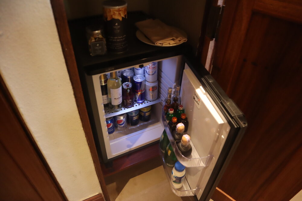 Al Maha Desert Resort Dubai – Bedouin Suite minibar