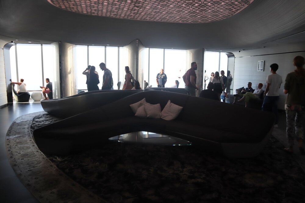 Burj Khalifa – 124th floor viewing hall