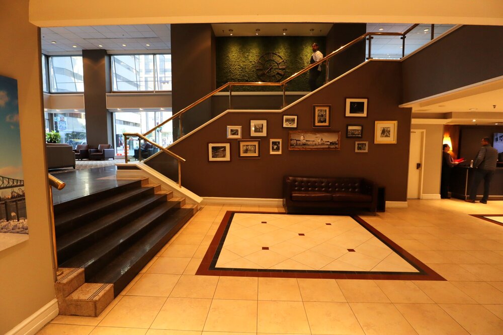 Delta Montreal – Stairs to mezzanine