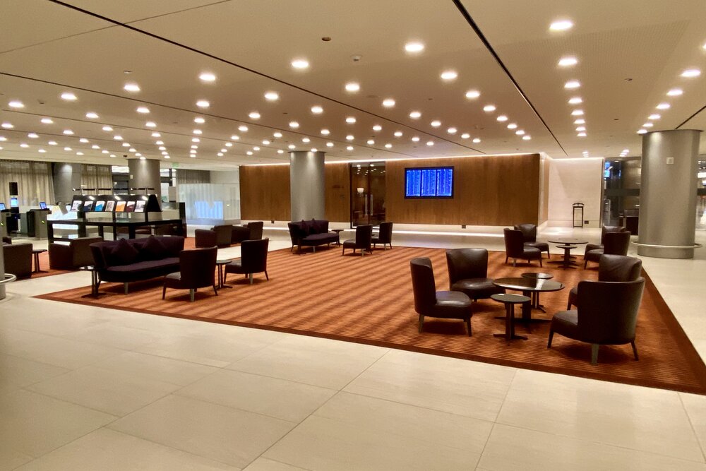 Qatar Airways immigration lounge – Seating area