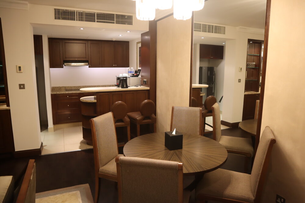 Sheraton Oman – Studio Suite dining area