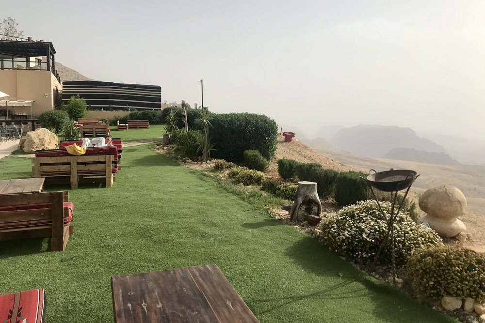 Petra Marriott Hotel – Outdoor seating area