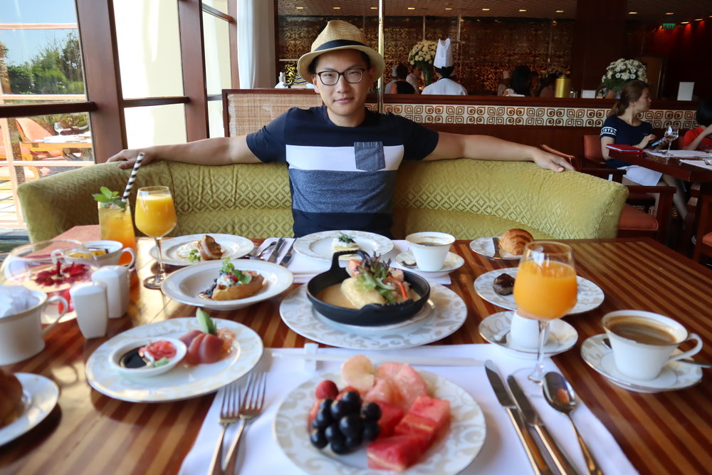 Breakfast at the St. Regis Bali