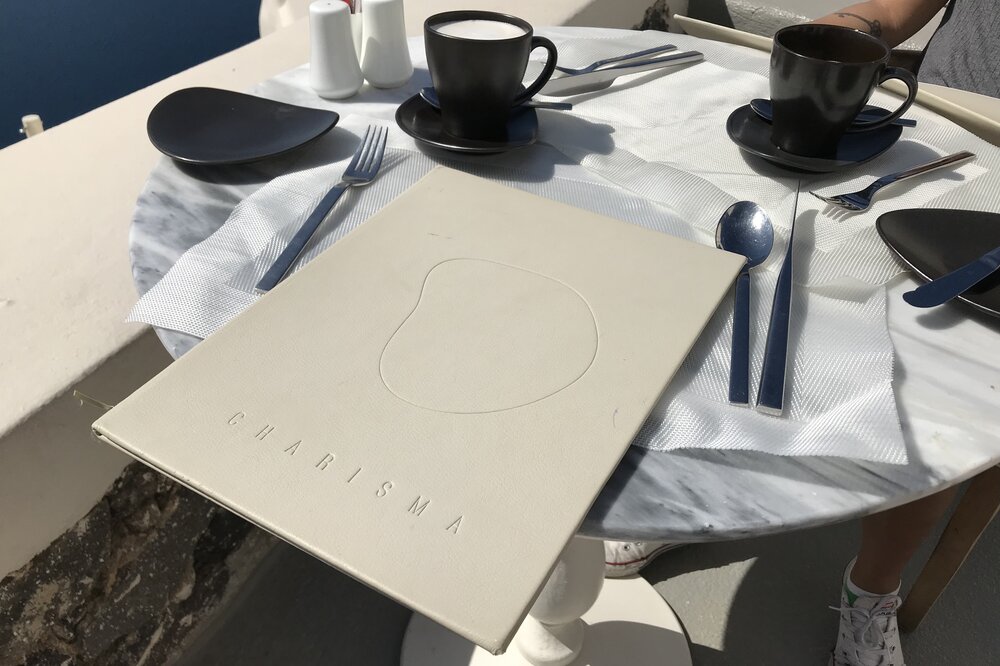 Mystique Santorini – Breakfast menu