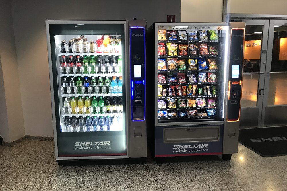 BLADE Helicopters – SheltAir Lounge vending machines