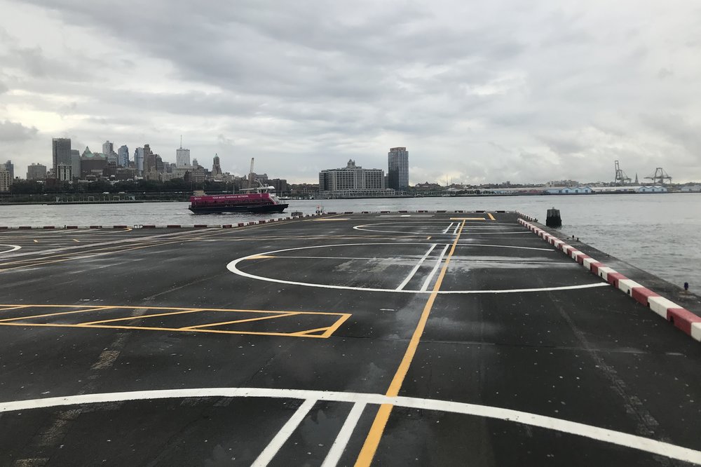 BLADE Helicopters – Landing at Downtown Manhattan Heliport