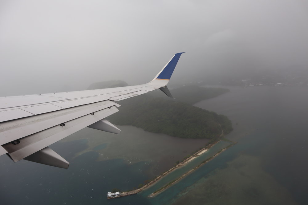 United Flight 155 – Views upon departure from Pohnpei