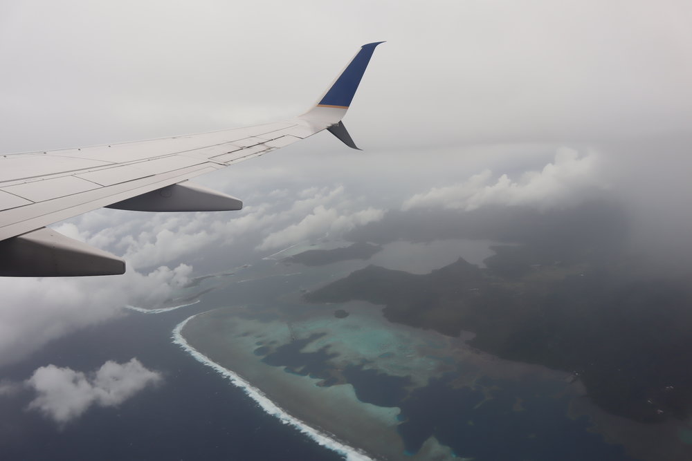 United Flight 155 – Views upon departure from Pohnpei