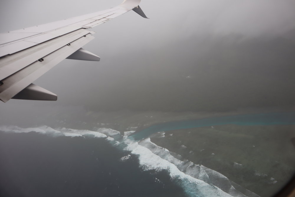 United Flight 155 – Views upon departure from Kosrae