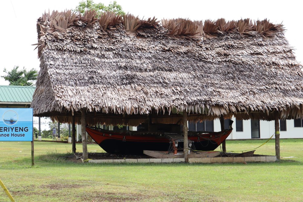 College of Micronesia – Traditional canoe house