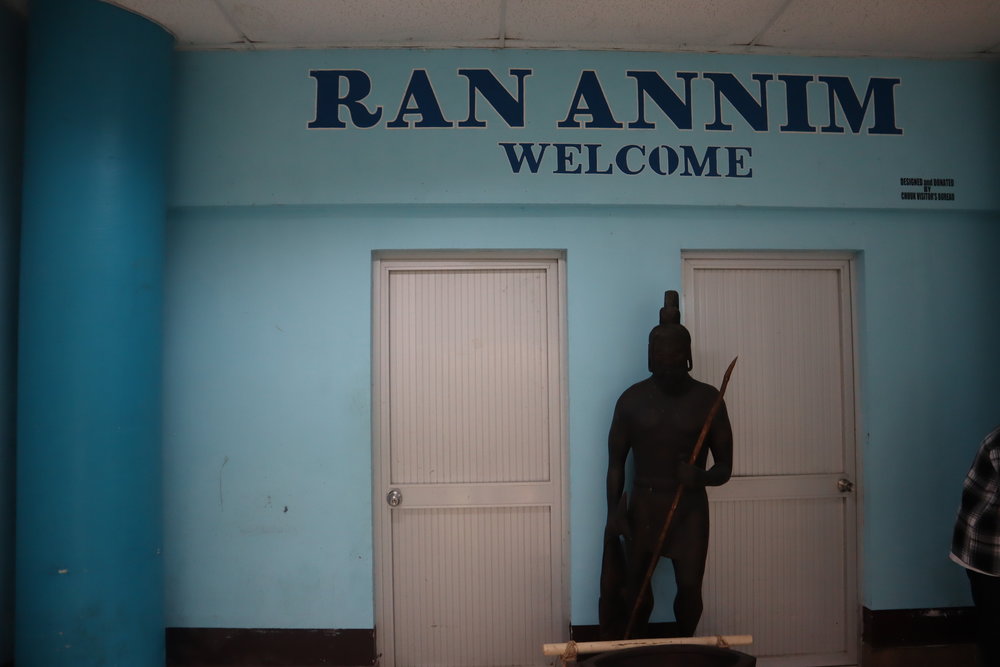 Welcome to Chuuk sign