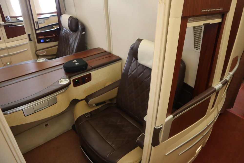 Singapore Airlines Suites Class – Seat 3C