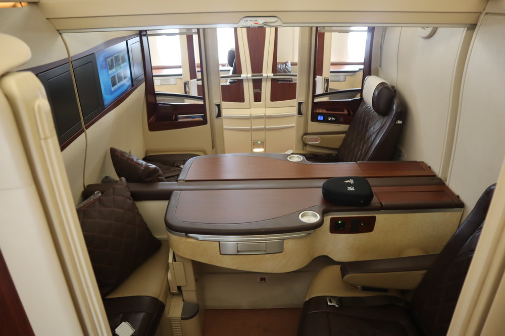 Singapore Airlines Suites Class – Seats 3C and 3D