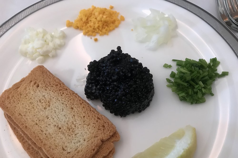 Singapore Airlines Suites Class – Caviar