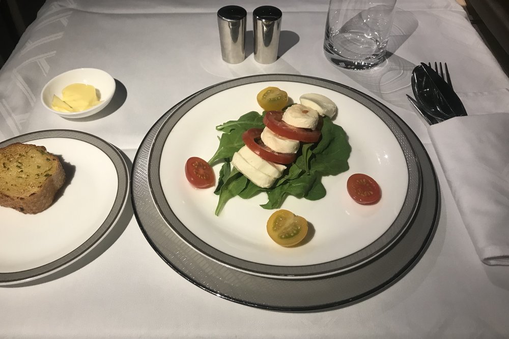 Singapore Airlines Suites Class – Burrata