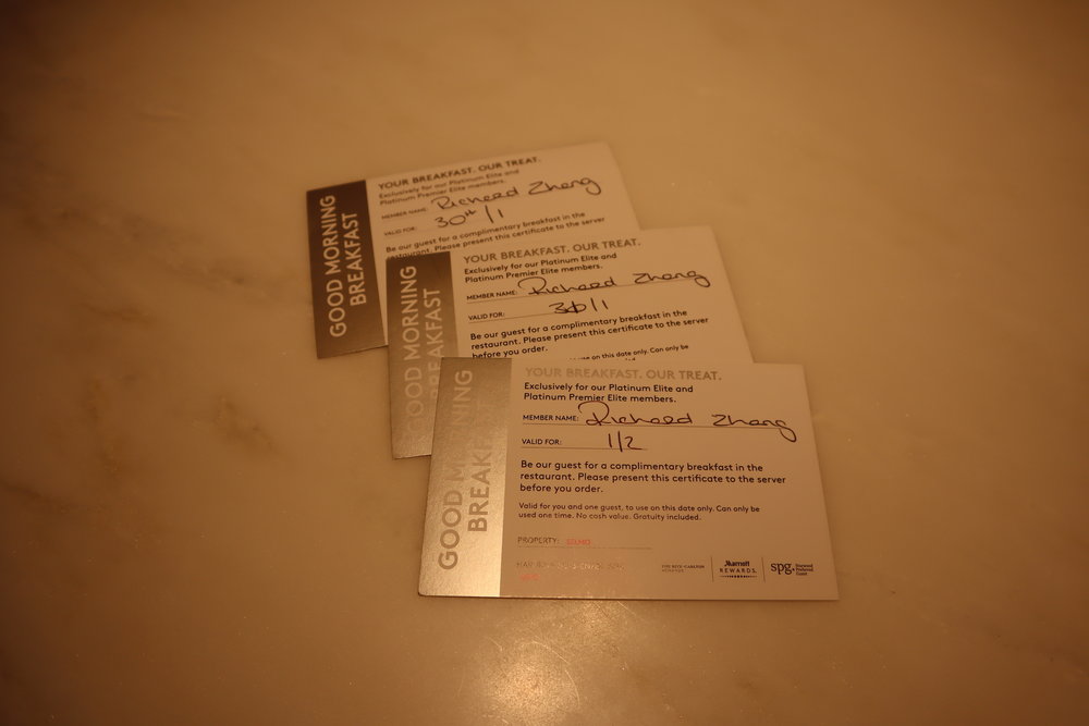 Westin Perth – Breakfast vouchers