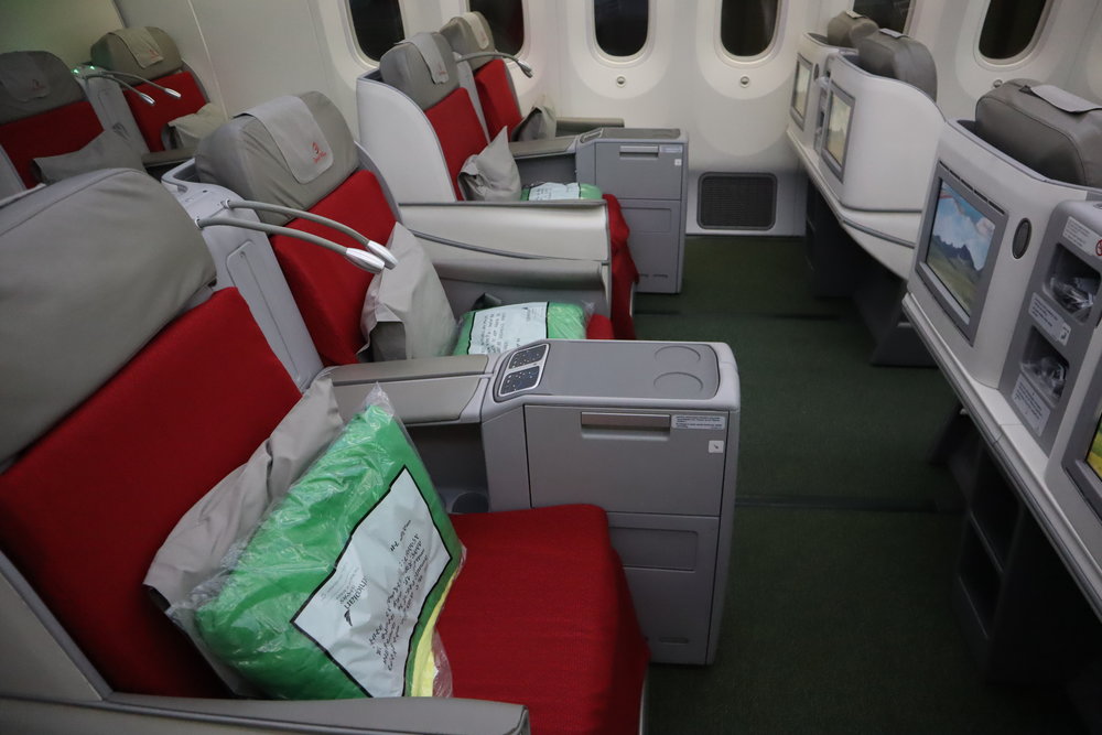 Ethiopian Airlines business class – Seats