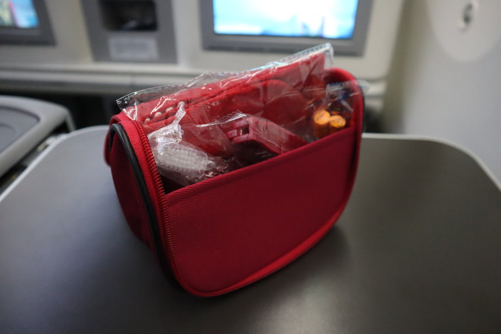 Ethiopian Airlines business class – Amenity kit