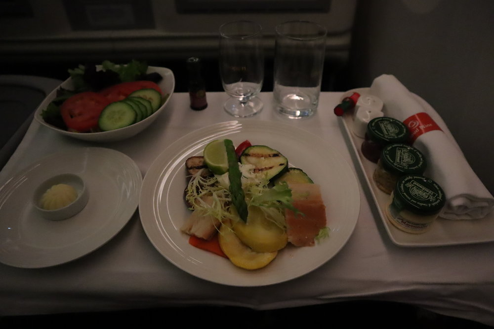 Ethiopian Airlines business class – Appetizer