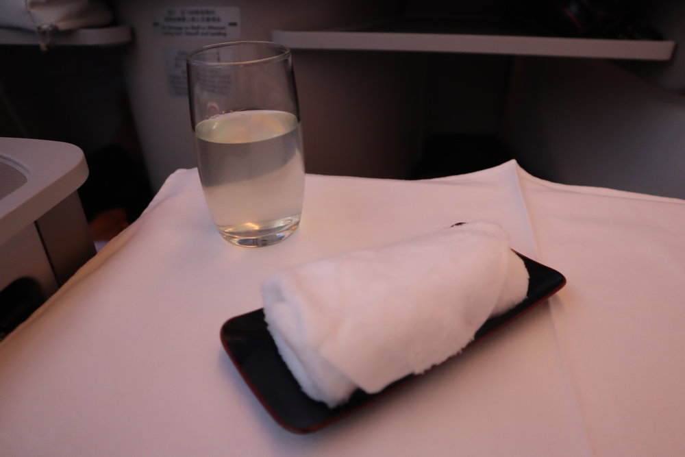 Air China business class – Second meal service