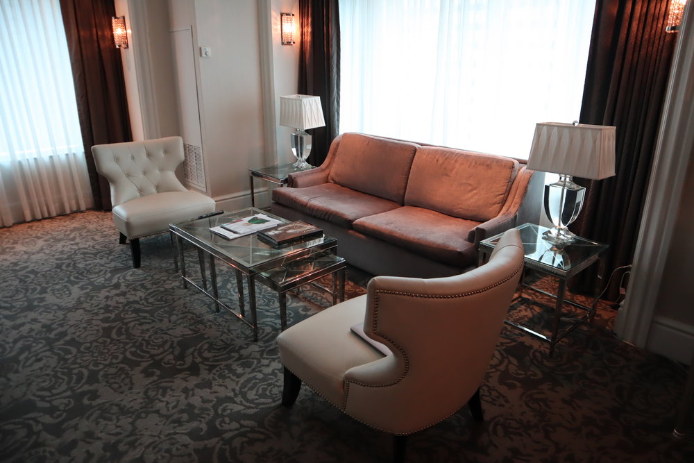 St. Regis Toronto – Two-bedroom suite living room