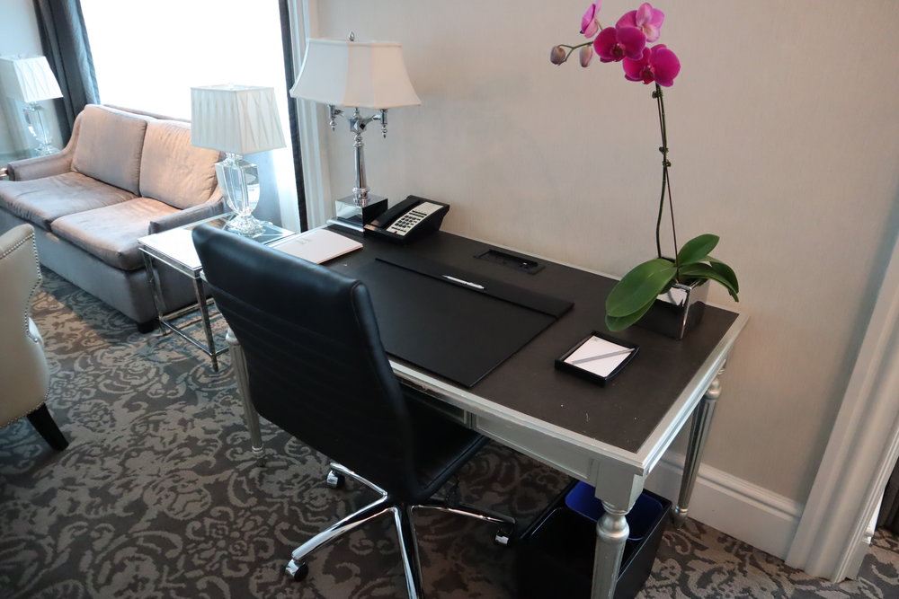 St. Regis Toronto – Two-bedroom suite desk